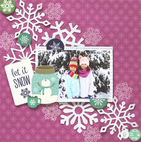 Winter Inspired Layouts We Love Scrapbook