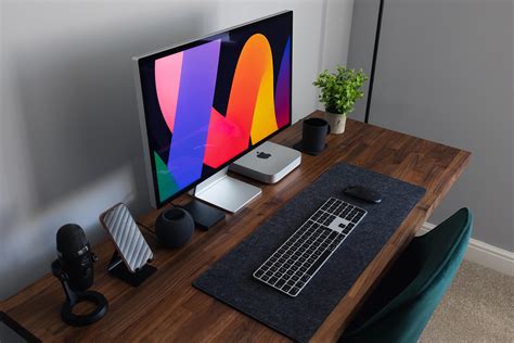 My Home Desk Setup With Studio Display M Mac Mini Macsetups