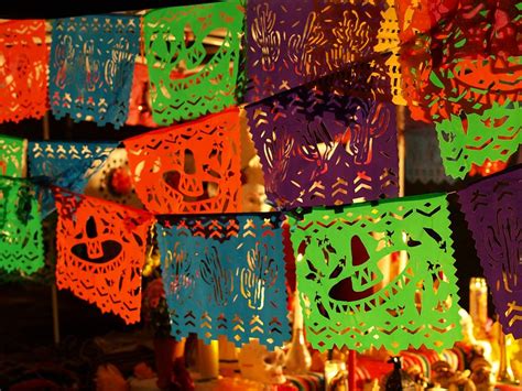 Papel Picado Mexicano Para Día De Muertos México Desconocido Kreativ