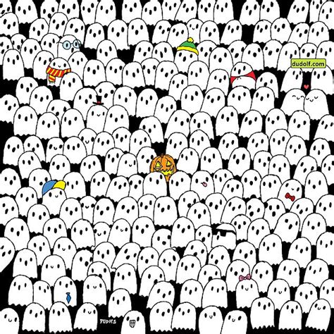 Can You Spot The Panda Among The Ghosts Daily Mail Online