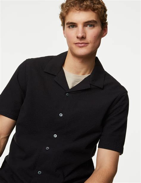 Mens Cuban Collar Shirts Mands