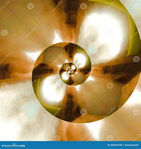 Brown Shades Shapes And Blurs Abstract Background Stock Photo Image