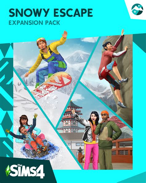 The Sims 4 Snowy Escape Official Logo Box Art Icon And Renders Simsvip