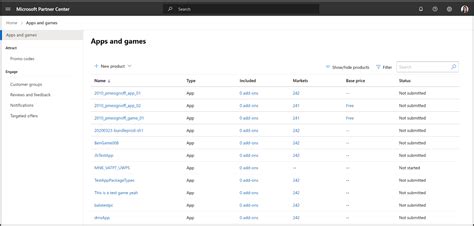 Partner Center Workspaces Windows Apps Microsoft Learn