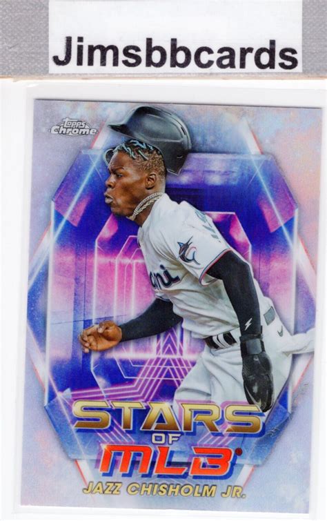 Topps Series Jazz Chisholm Jr Stars Of Mlb Chrome Ebay