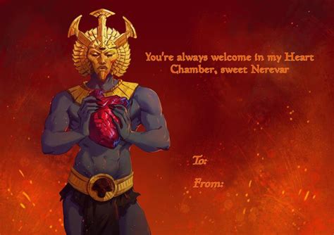 Dagoth Ur Valentines Day Card By Zincumchan On Deviantart