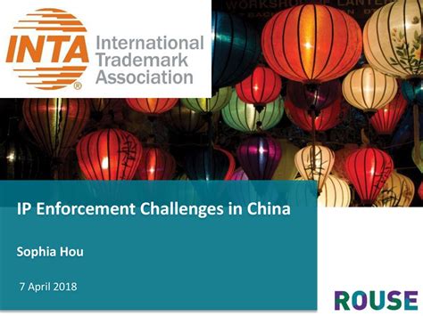 Ip Enforcement Challenges In China Ppt Download