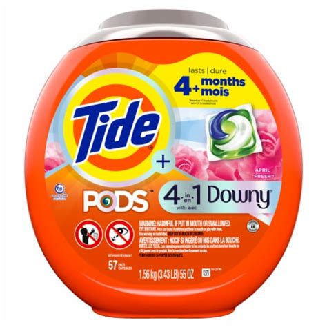 Tide Pods With Downy April Fresh Laundry Detergent Pods 57 Ct Ralphs