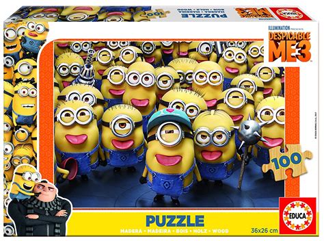 Holzpuzzle Minions Teile Educa Puzzle Online Kaufen