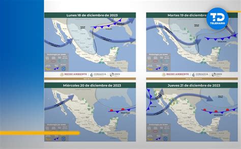Frente frío 18 cuándo llega y qué estados afecta Telediario México