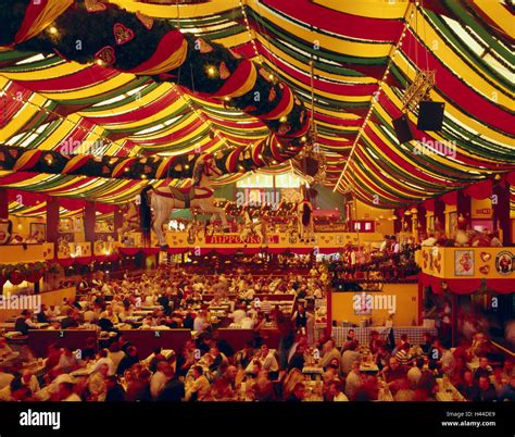 Germany Bavaria Munich Oktoberfest Fixed Tent Hippodrom Visitor