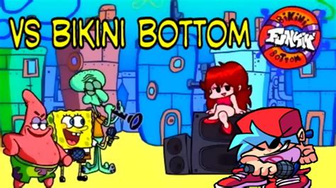 VS Bikini Bottom FULL WEEK Spongebob Patrick Squidwar FNF Mod Hard Friday Night Funkin
