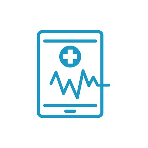 Cardiologie Ekg M Dicale Dans L Ic Ne De La Ligne Du Smartphone