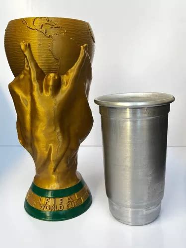 Vaso Fernetero Copa Del Mundo Jarra Fernet Vaso Aluminio 1l En Venta En