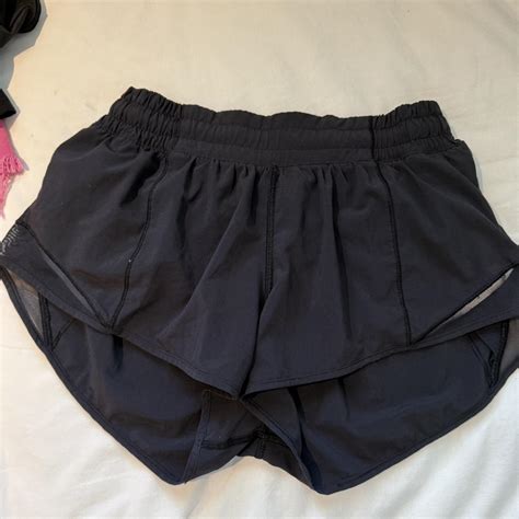 Lululemon Hotty Hot Short Size 0 2 Black Depop