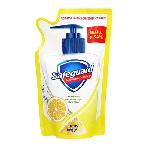 Order Safeguard Lemon Fresh Antibacterial Hand Wash Pouch Refill