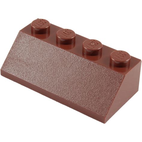 Lego Reddish Brown Slope X With Rough Surface Brick