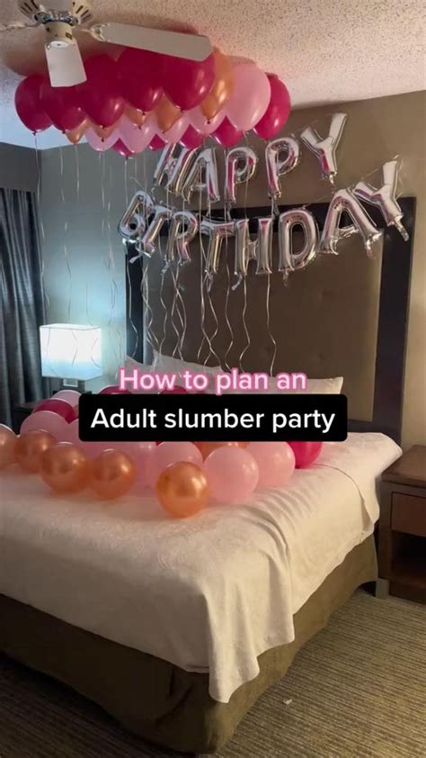 How To Plan An Adult Slumber Party Slumber Party Decorations Adult