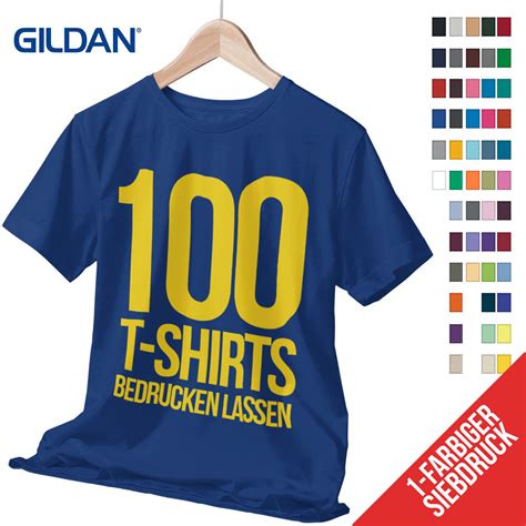 Pre Owned Gildan T Shirts Bedrucken Lassen Siebdruck Herren Heavy