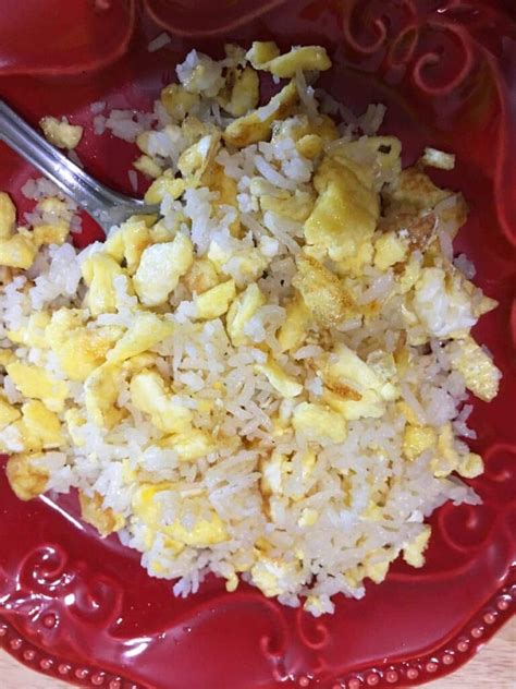 Simple Egg Fried Rice Without Soy Sauce Or Vegetables