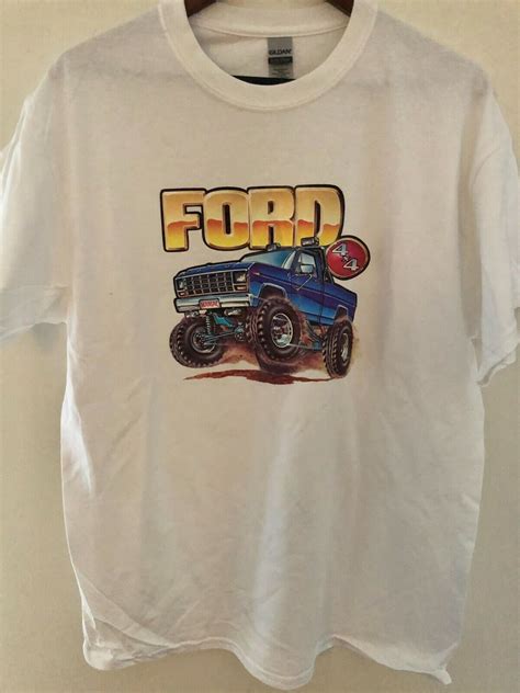 Ford 4x4 Truck Vintage 1980s Iron On Heat Transfer On Gem