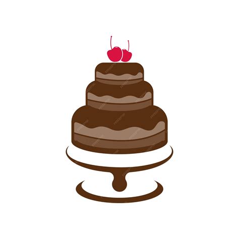 Premium Vector Sweet Cake Template Logo Design Vector Illustration Of