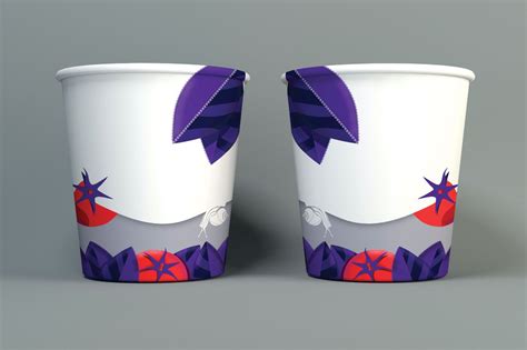 Illustrated Paper Cup On Packaging Of The World Creative Package