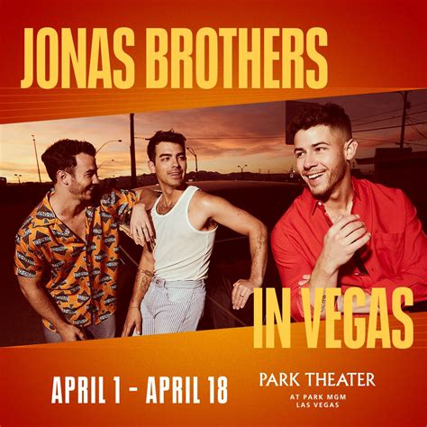 Jonas Brothers Announce Las Vegas Residency At Park Mgm