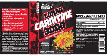 Nutrex Research Black Series Liquid Carnitine 3000 Sour Gummies 16