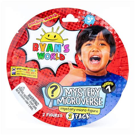 Ryan’s World Mystery Microverse Micro Figure Blind Bag Styles Vary The Entertainer