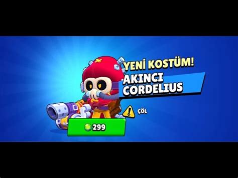 Yen Kost M Akinci Cordelius U Bedavaya Aldim Brawl Stars Youtube