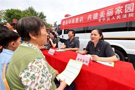 龙山路街道开展环保宣传活动 枣庄市科学技术协会