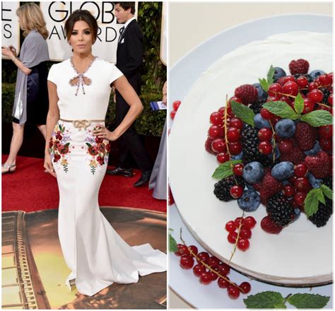 Food People Eva Longoria Vs Tortë E Ftohtë Me Kos Dhe Fruta Pylli