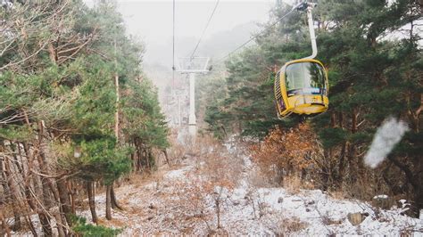 大邱｜冬天的八公山，坐上纜車去賞雪！ 日日散策