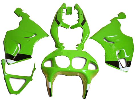 Presentes Kit Carenagem Verde Para Kawasaki Ninja Zx R