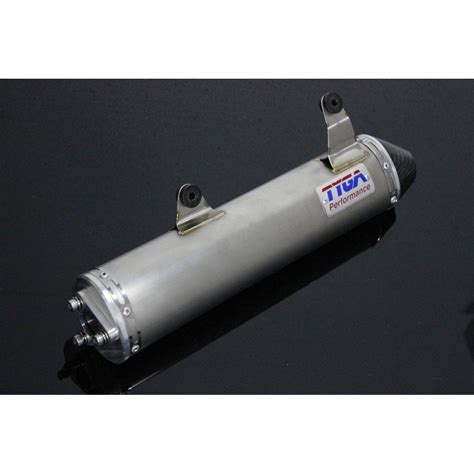 Silencieux échappement Tyga Inox embout carbone Yamaha 250 YZ 2002 22