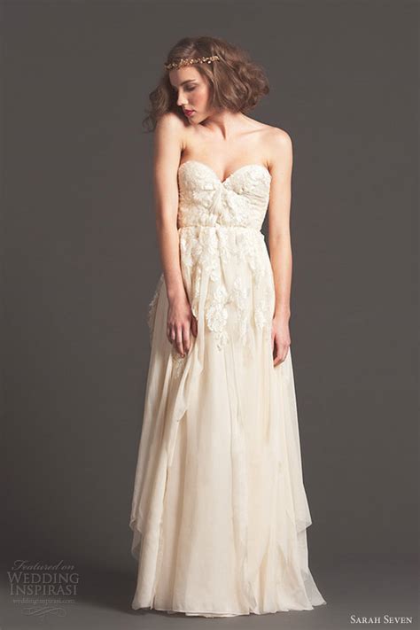 Sarah Seven Bridal Fall 2013 Wedding Dresses | Wedding Inspirasi