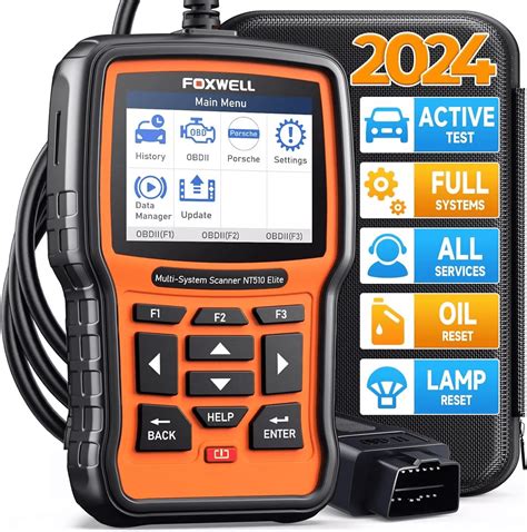 Foxwell Nt Elite Obd Scanner Fits For Porsche Automotive Bi