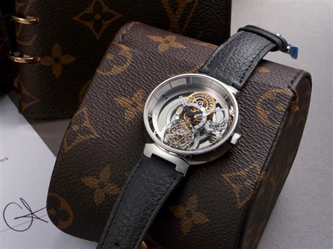 Sold Price Louis Vuitton Tambour Moon Flying Tourbillon Poin On De