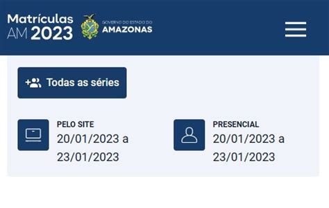 Começa as inscrições para alunos na Rede Estadual do Amazonas