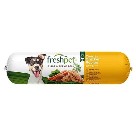 Freshpet Healthy And Natural Dog Food Fresh Chicken Roll 6lb Fairway