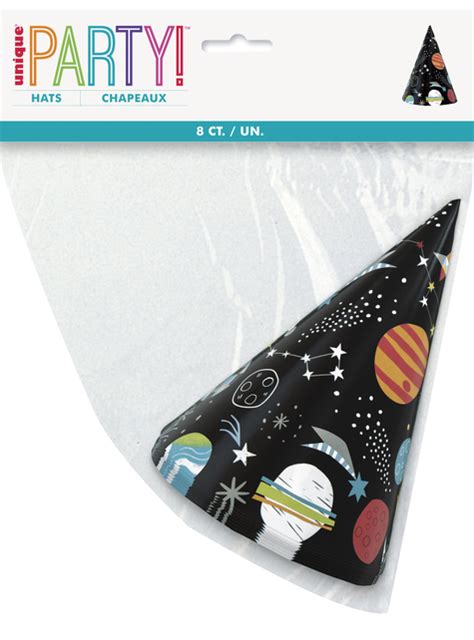 8 Space Themed Party Hats Outer Space Funidelia