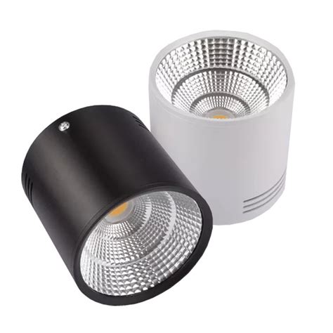 Spot Led En Saillie Blanc Ou Noir W Ou W Dimmable Ledspot Planet