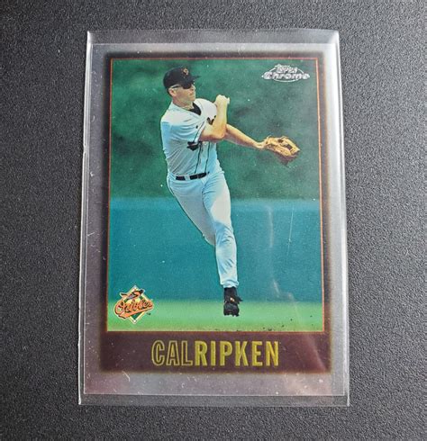 Cal Ripken Jr Topps Chrome Topps Yahoo