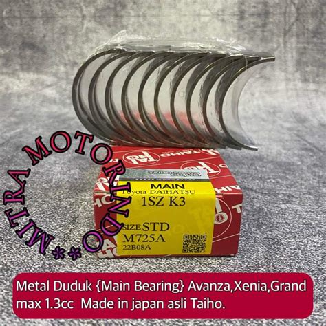 Metal Duduk Main Bearing Avanza Xenia Grand Max Cc Made In Japan