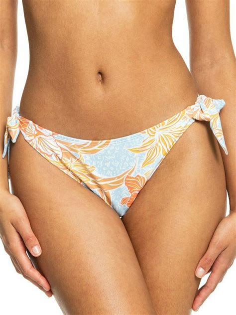 Roxy Bikini Slip με Κορδονάκια Floral ERJX404423 XBWM Skroutz gr