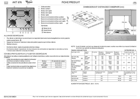 Notice plaque de cuisson WHIRLPOOL AKT 676 IX Trouver une solution à un