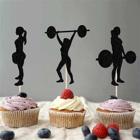 Buy Sodasos 20 Pack Gym Cupcake ToppersCake Cupcake Toppers For