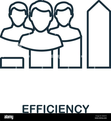 Efficiency Icon Outline Style Thin Line Creative Efficiency Icon For