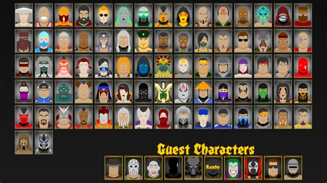 All Mortal Kombat Characters so far (MK-MK11) including guest ...